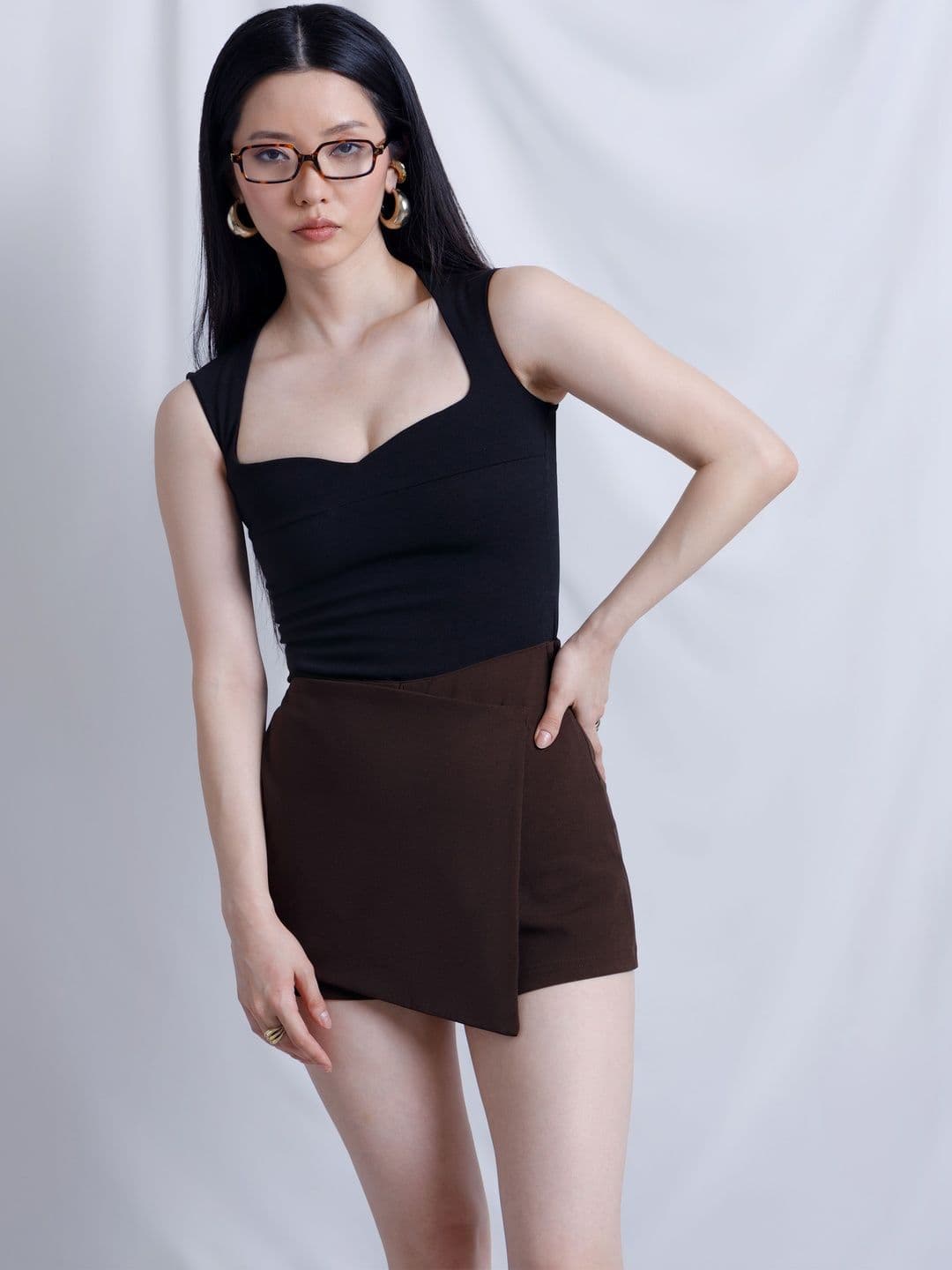 COLOR CAPITAL Stretch Sweetheart Neck Sleeveless Bodysuit thumbnail 6