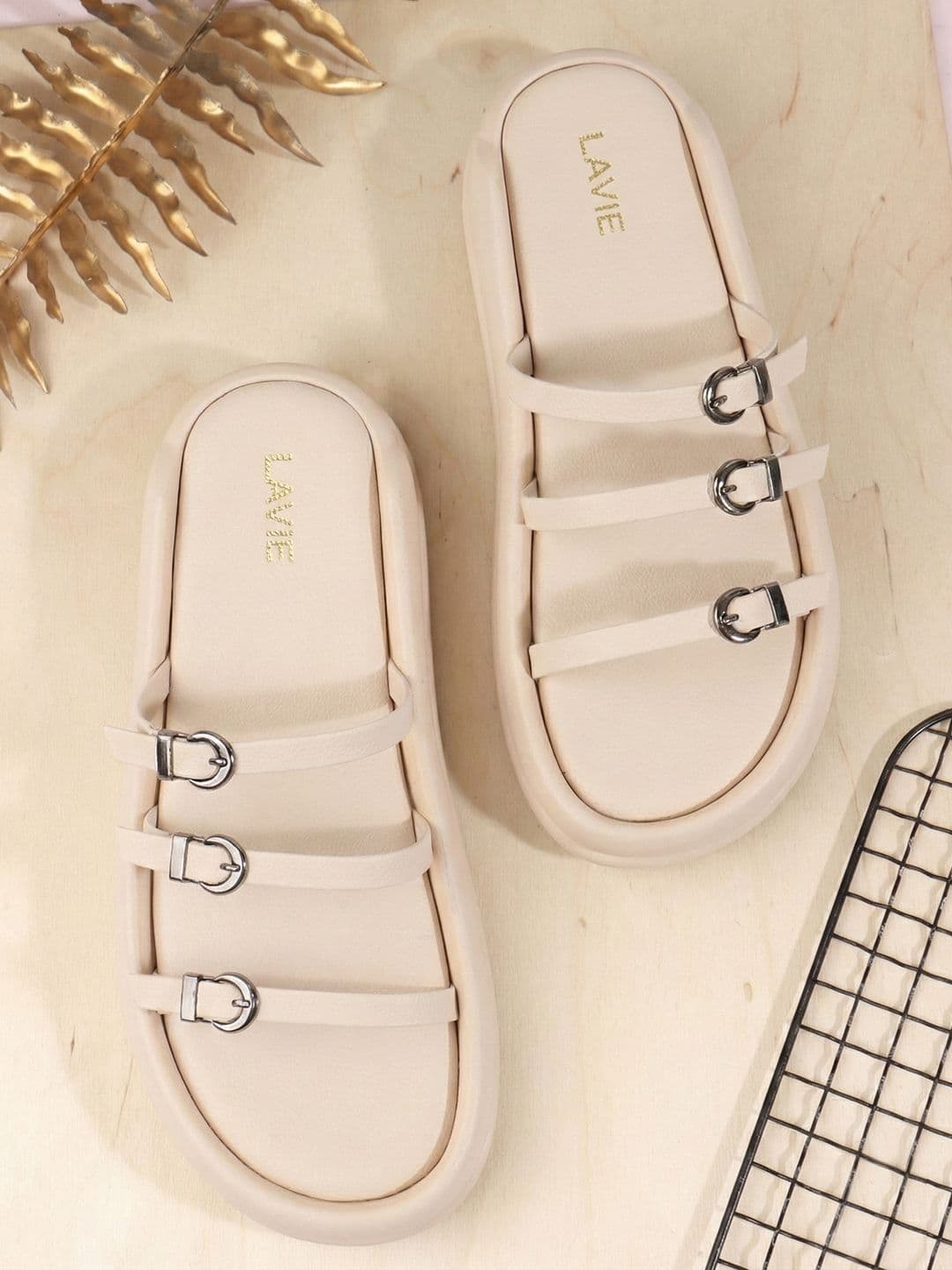 Lavie Flatform Sandals with Buckles thumbnail 6