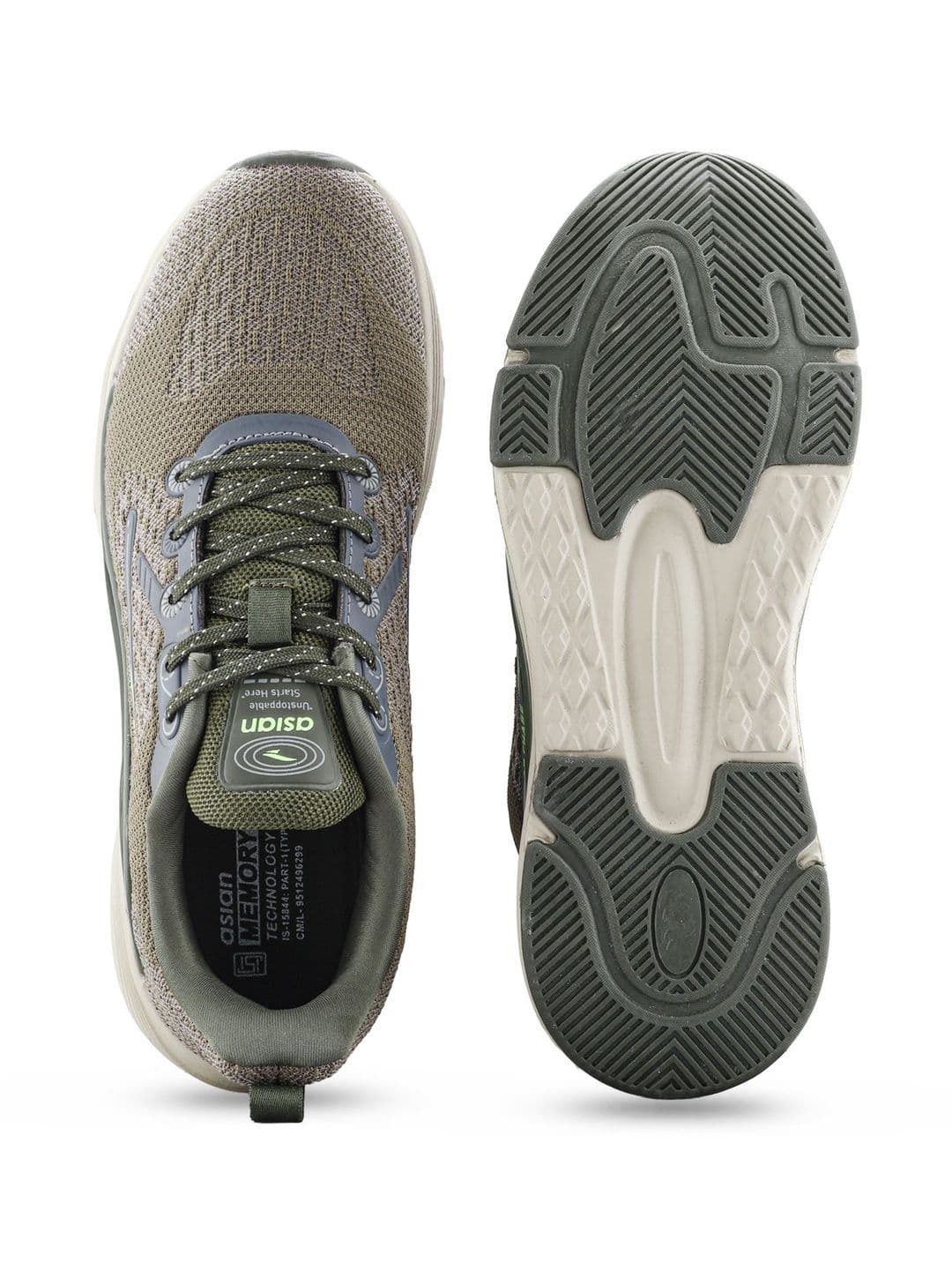 ASIAN Men Mesh Running Non-Marking Shoes thumbnail 4