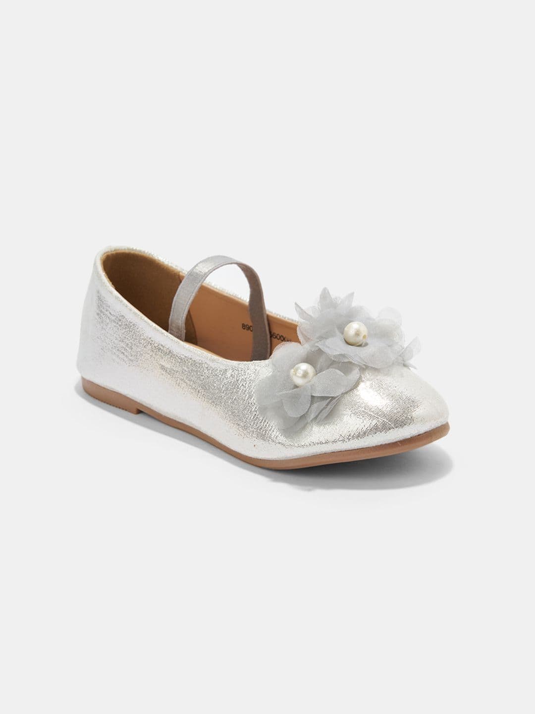 Pantaloons Junior Girls Textured Party Flats thumbnail 5