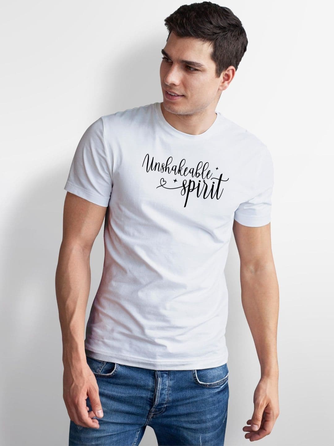 Seekbuylove Men Typography Printed Bio Finish T-shirt thumbnail 5