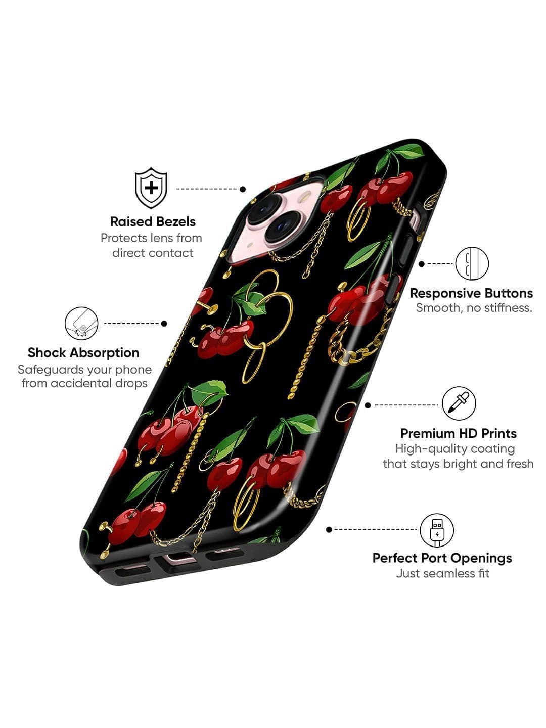 QRIOH Conversational Printed iPhone 15 Pro Max Back Case Mobile Accessories thumbnail 2