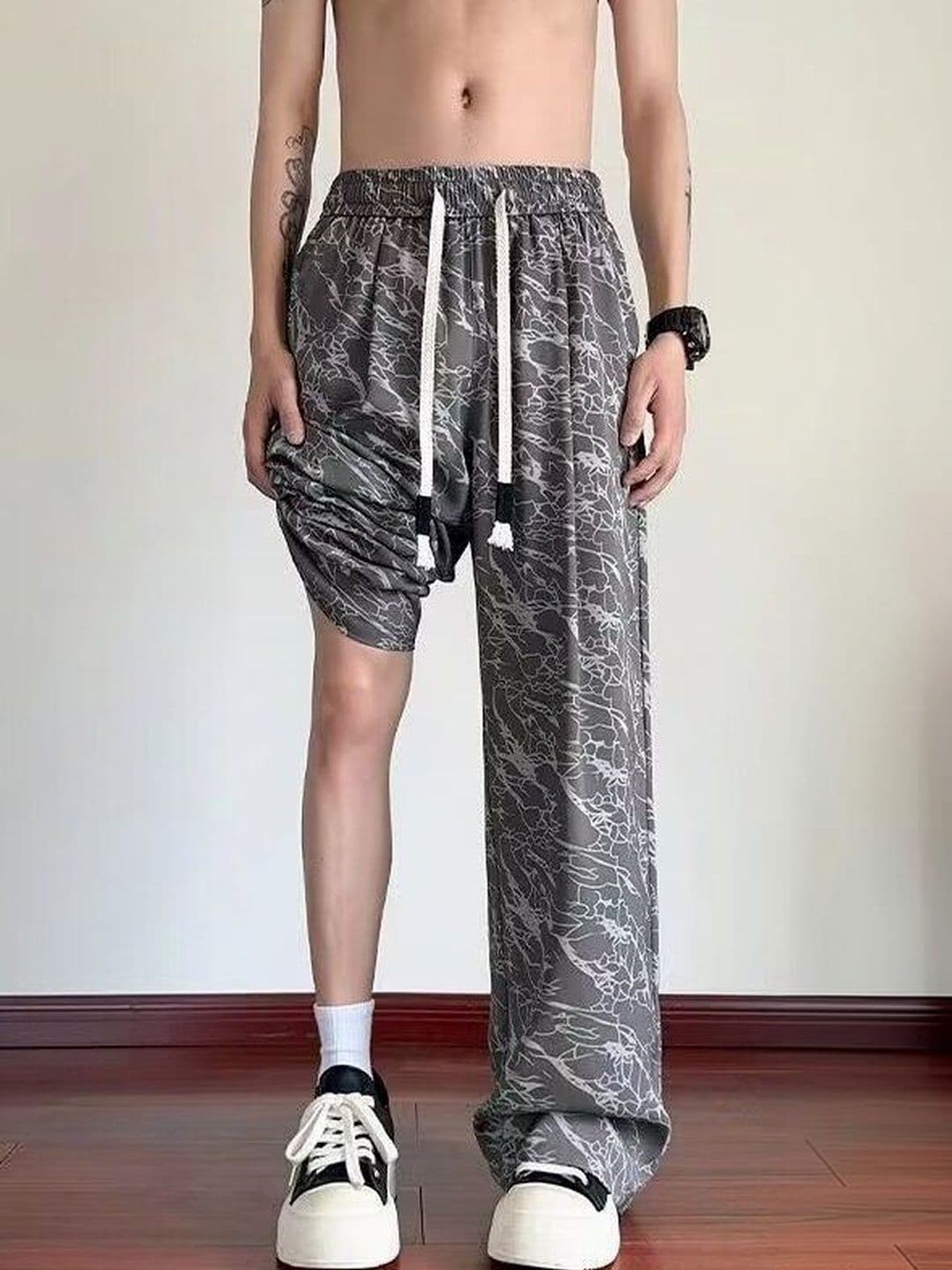 Suo Men Printed Trousers thumbnail 3