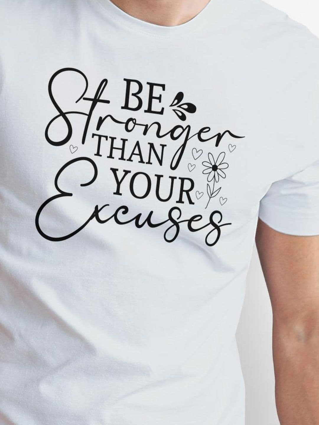 Seekbuylove Men Typography Printed Bio Finish T-shirt thumbnail 2