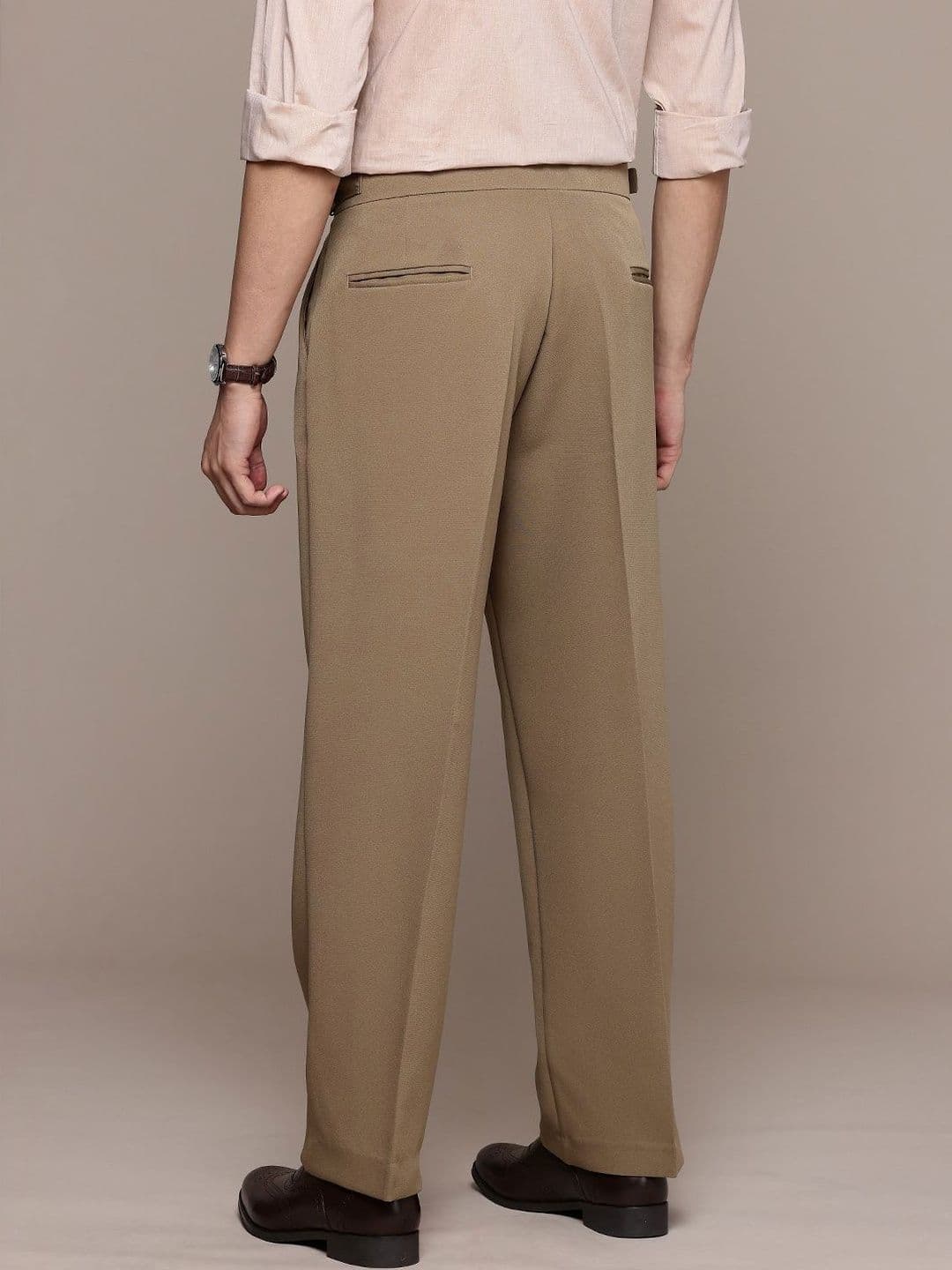 THE BEETEL HOUSE Men Comfort Pleated Trousers thumbnail 4