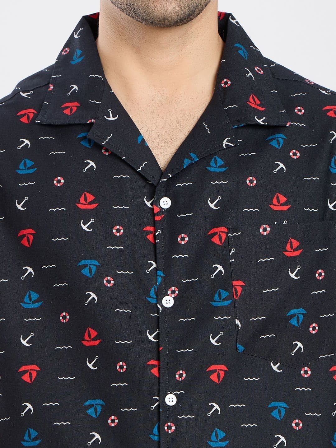 ETC Men Printed Night suit thumbnail 2