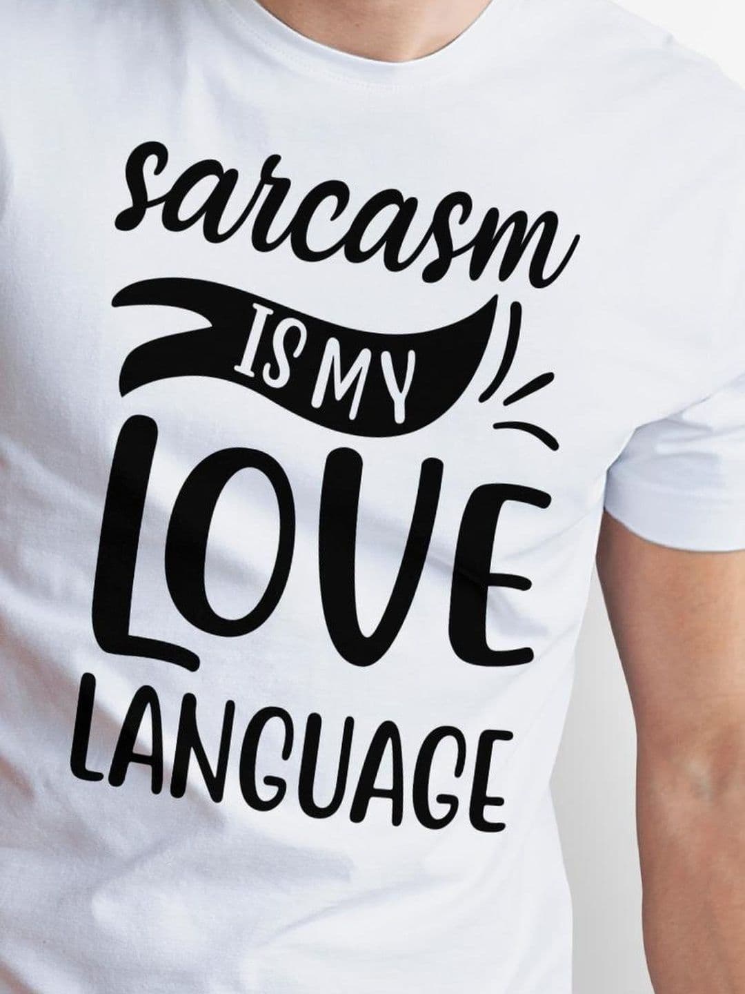 Seekbuylove Men Typography Printed Round Neck Cotton Bio Finish T-shirt thumbnail 3