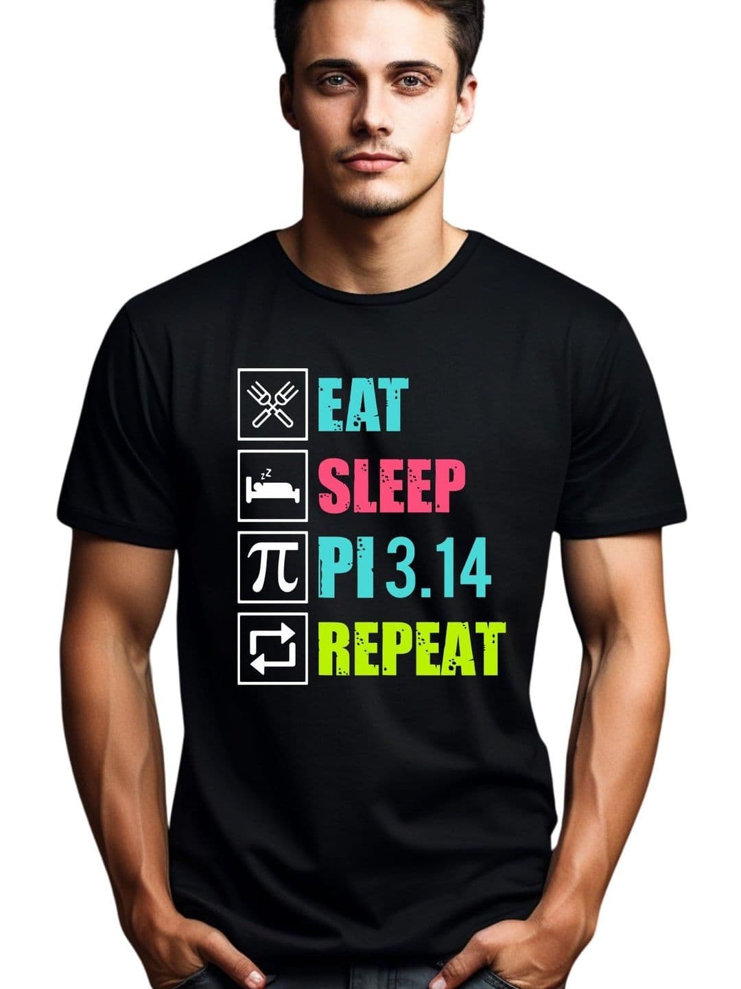 Seekbuylove Typography Printed Round Neck Bio Finish Cotton T-shirt - view 1