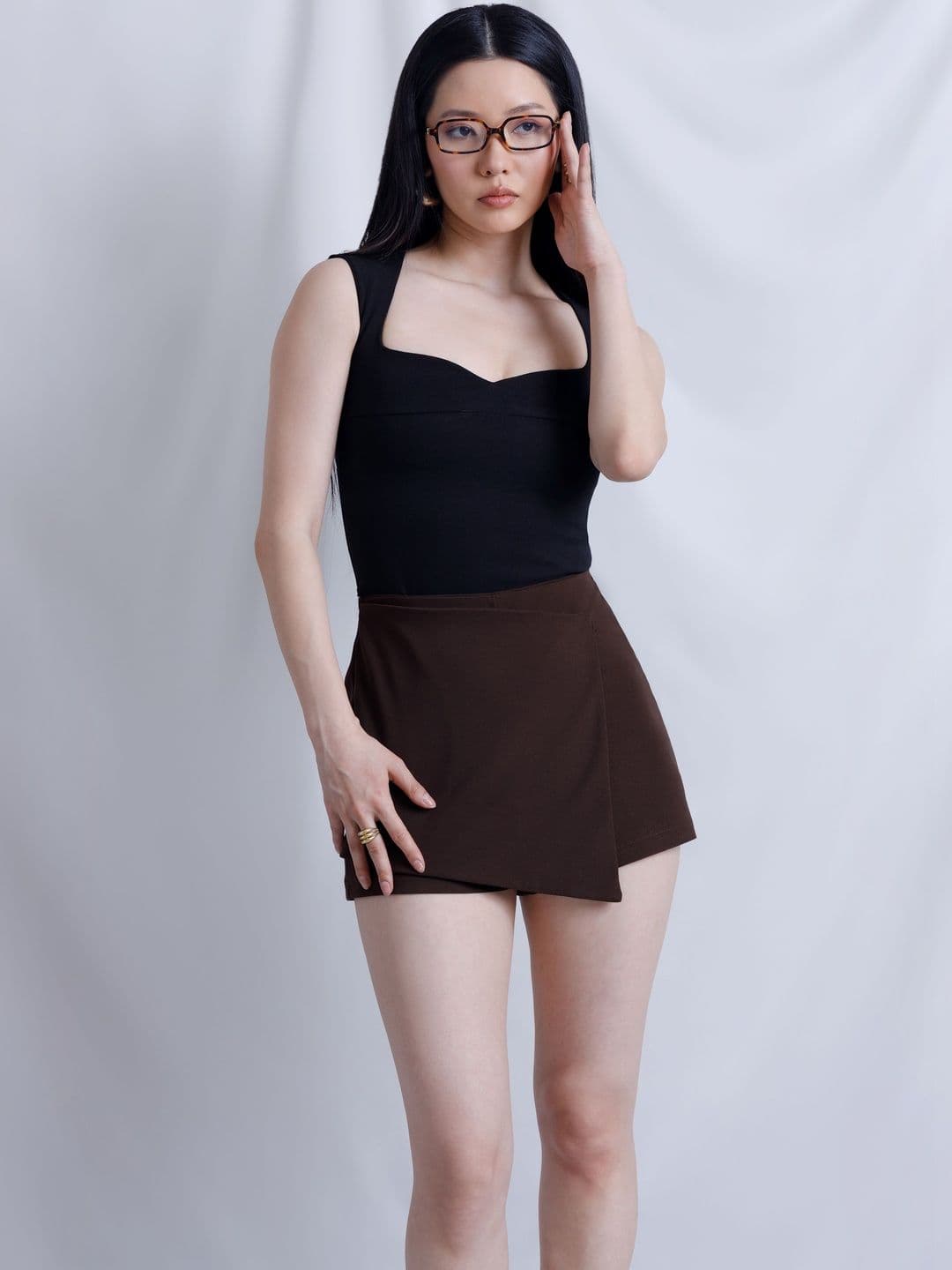 COLOR CAPITAL Stretch Sweetheart Neck Sleeveless Bodysuit thumbnail 5
