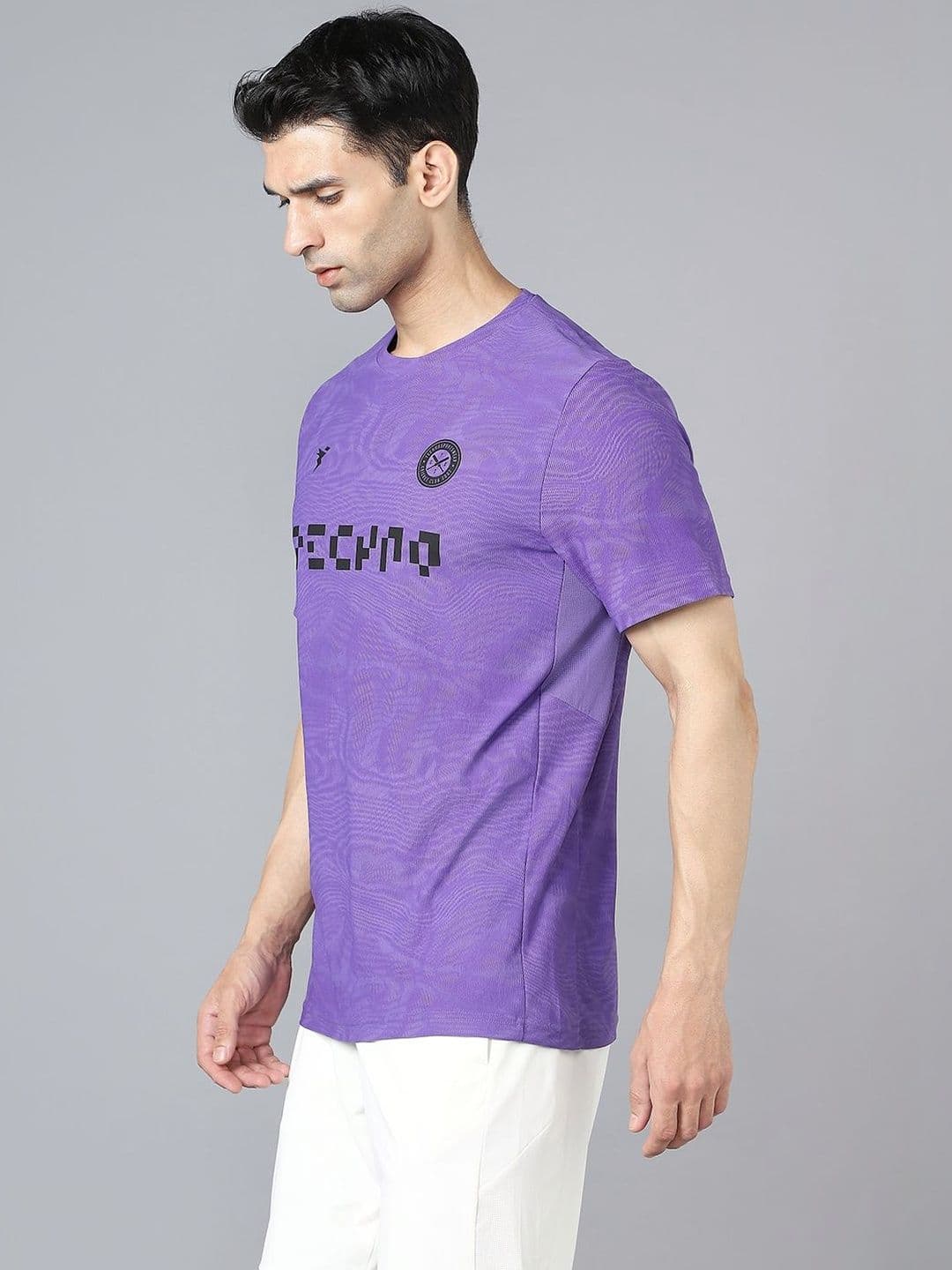 Technosport Men Printed Slim Fit T-shirt thumbnail 3