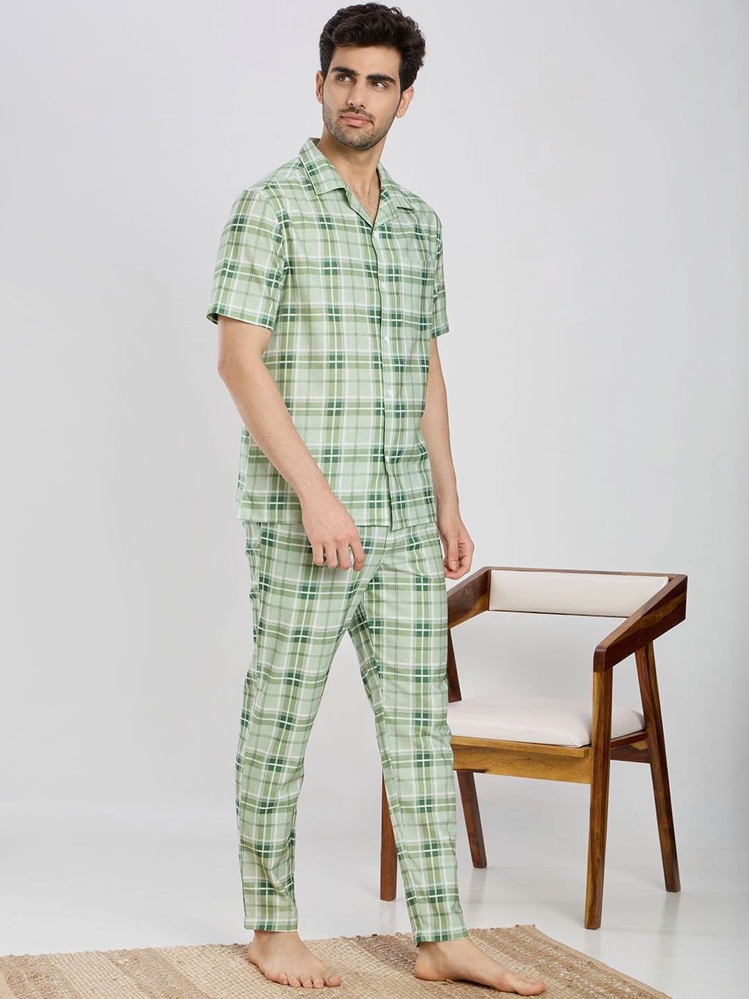 ETC Men Printed Night suit thumbnail 4