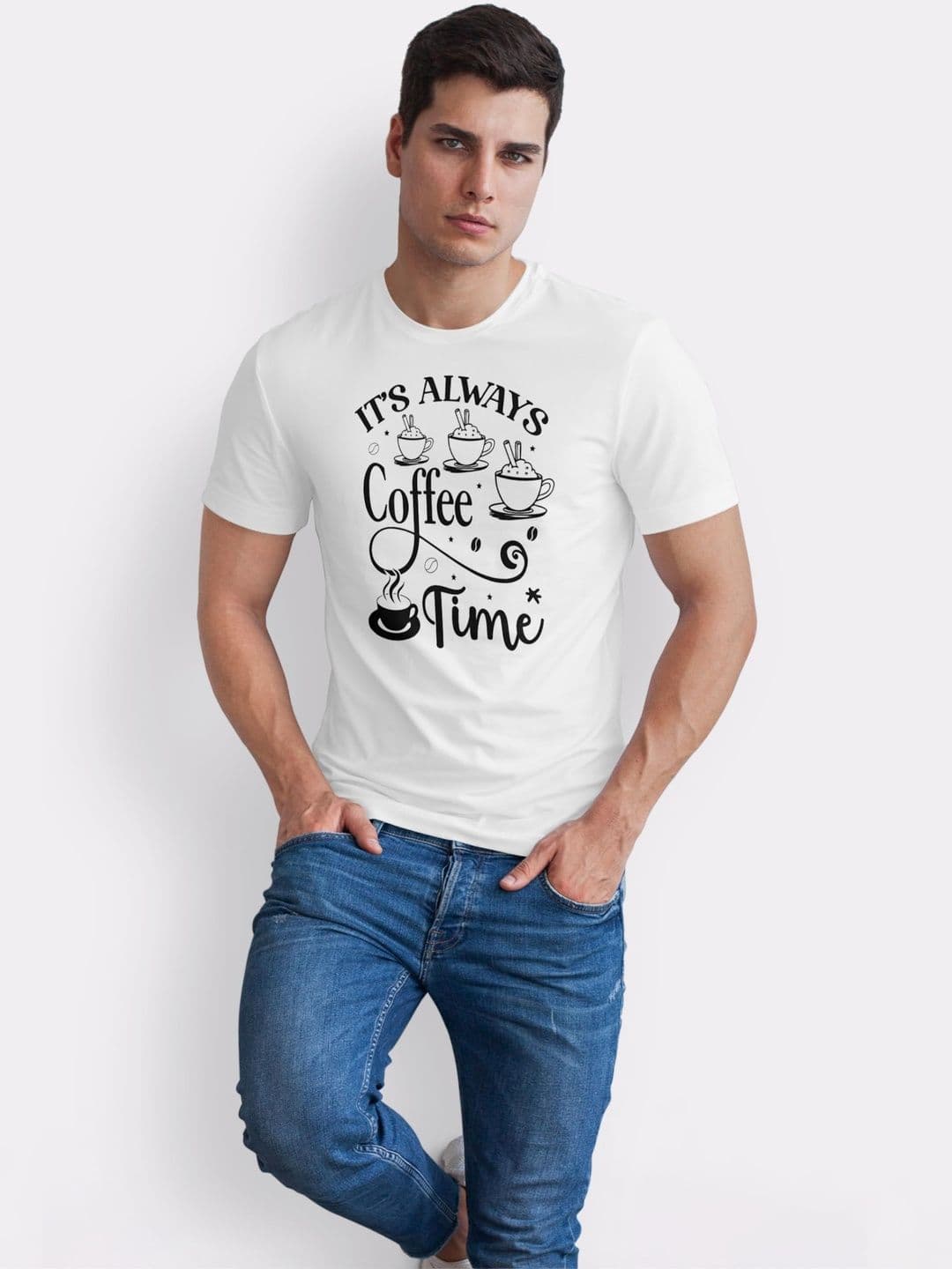 Seekbuylove Men Typography Printed Bio Finish Cotton T-shirt thumbnail 3