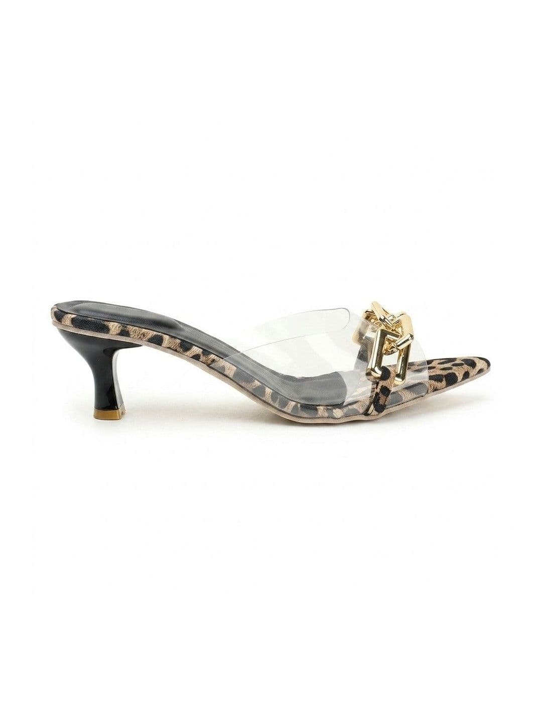 AVIVASTYLE Printed Party Slim Heeled Mules thumbnail 2