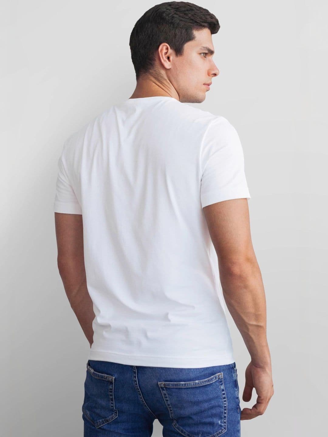 Seekbuylove Men Typography Printed Bio Finish T-shirt thumbnail 3