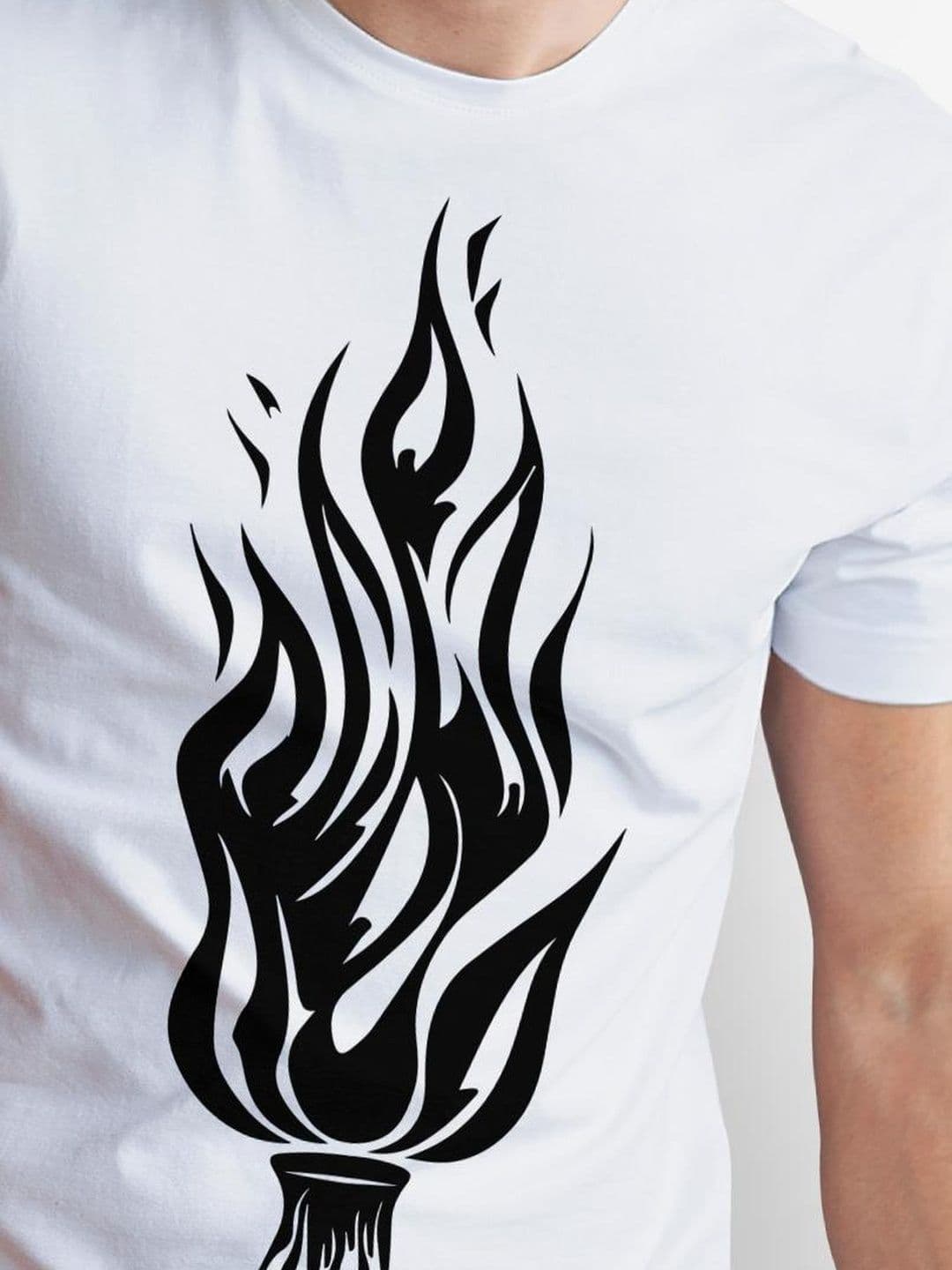 Seekbuylove Men Printed Bio Finish T-shirt thumbnail 2
