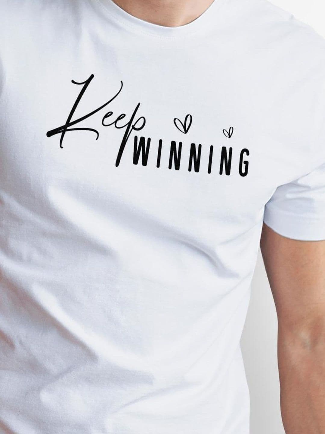 Seekbuylove Men Typography Printed Bio Finish T-shirt thumbnail 5