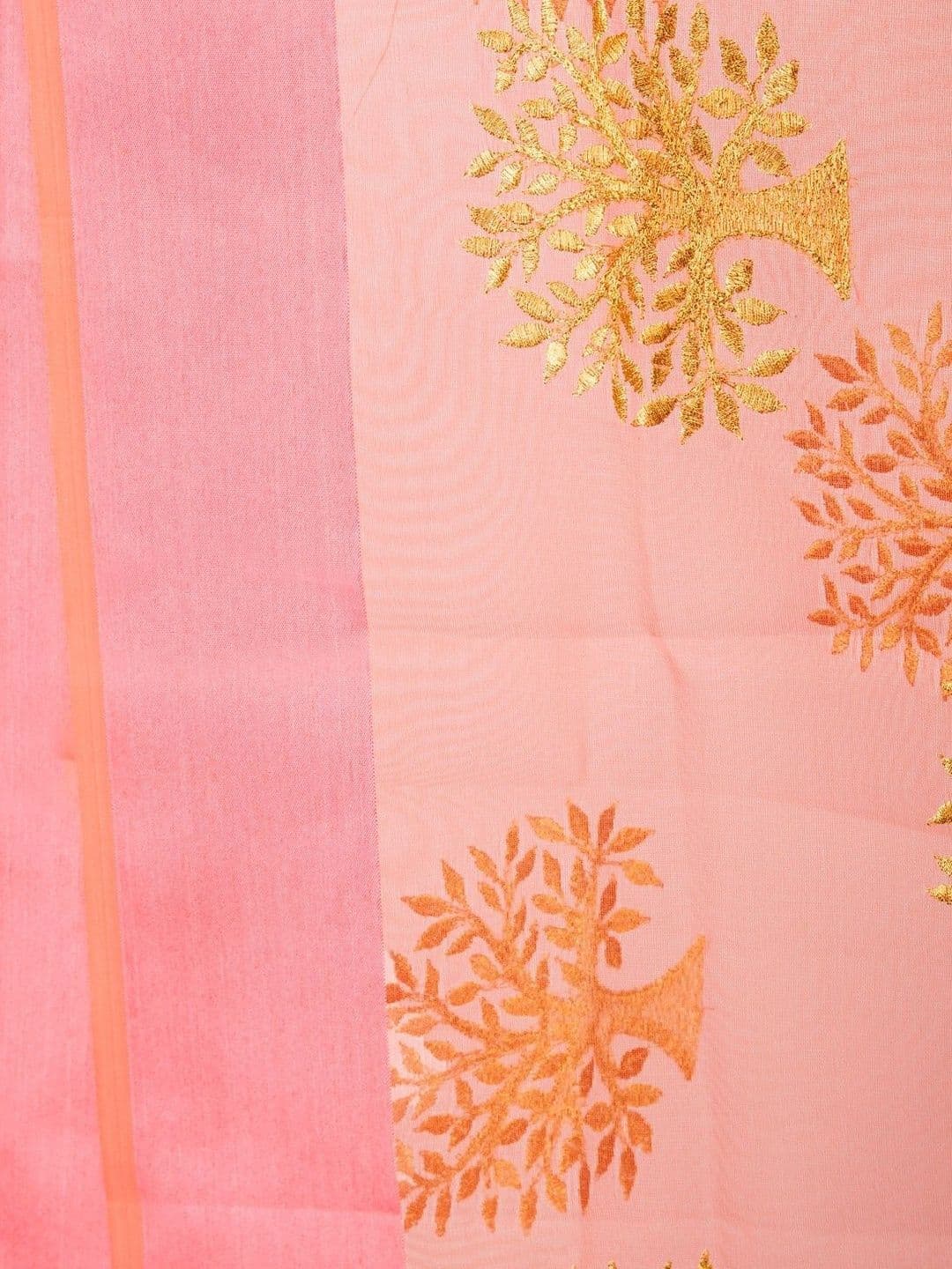 A R SILK Ethnic Motifs Embroidered Art Silk Dupatta with Thread Work thumbnail 2