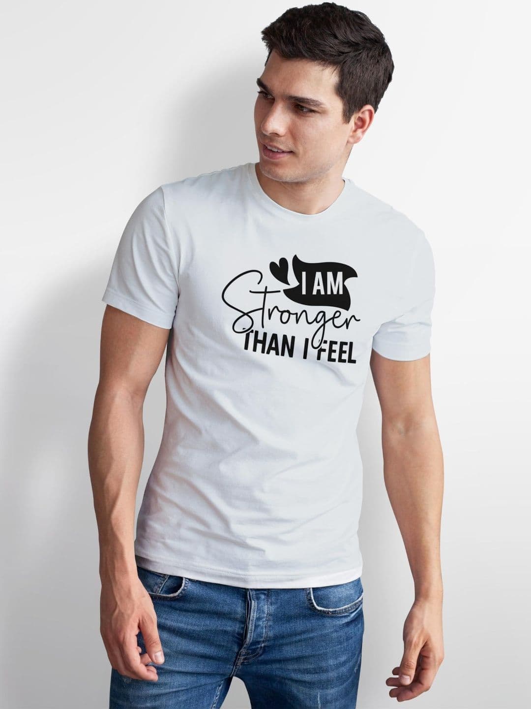Seekbuylove Men Typography Printed Bio Finish T-shirt thumbnail 6