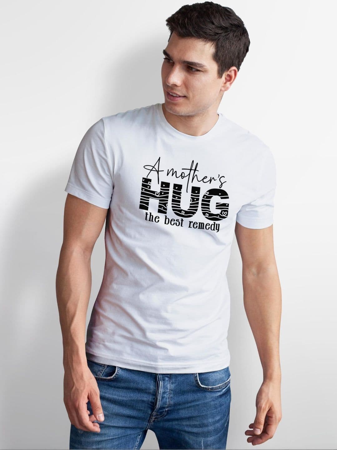 Seekbuylove Men Typography Printed Bio Finish T-shirt thumbnail 4