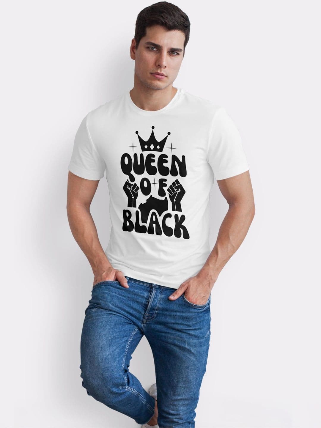 Seekbuylove Men Typography Printed Bio Finish T-shirt thumbnail 4