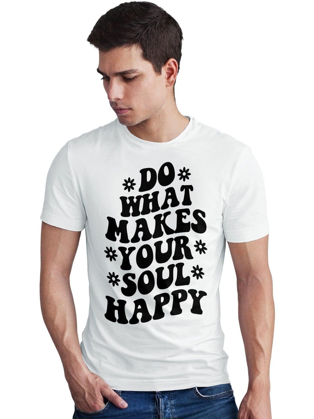 Seekbuylove Men Typography Printed Bio Finish T-shirt - view 1