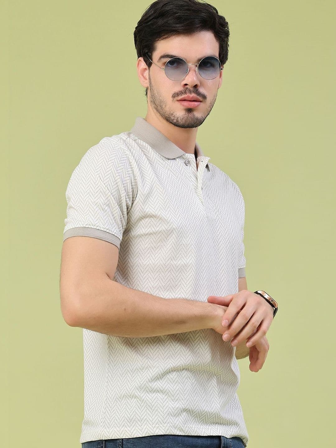 V-Mart Men Polo Collar T-shirt - view 1