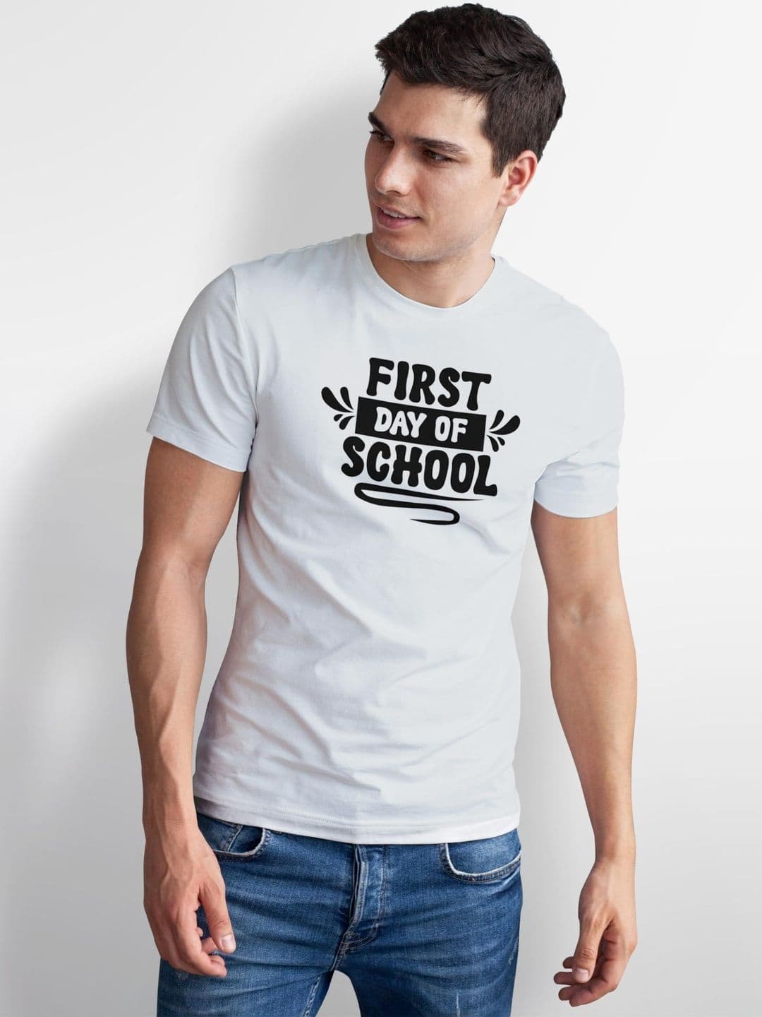 Seekbuylove Men Typography Printed Bio Finish T-shirt thumbnail 5