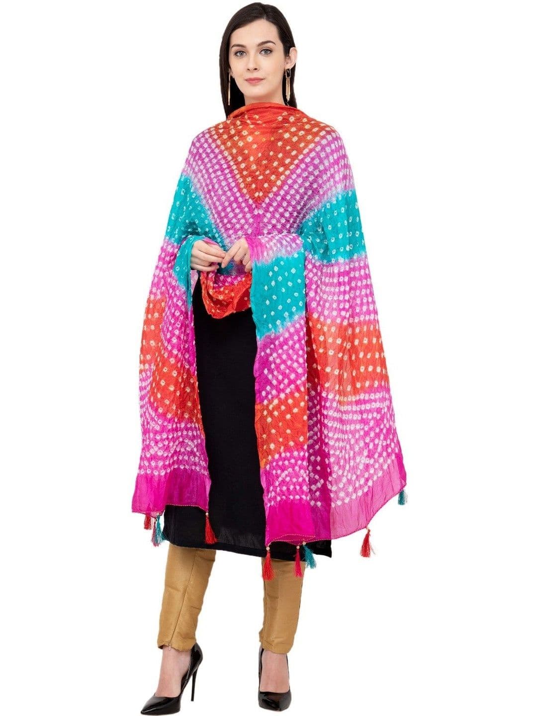 A R SILK Dyed Dupatta thumbnail 2