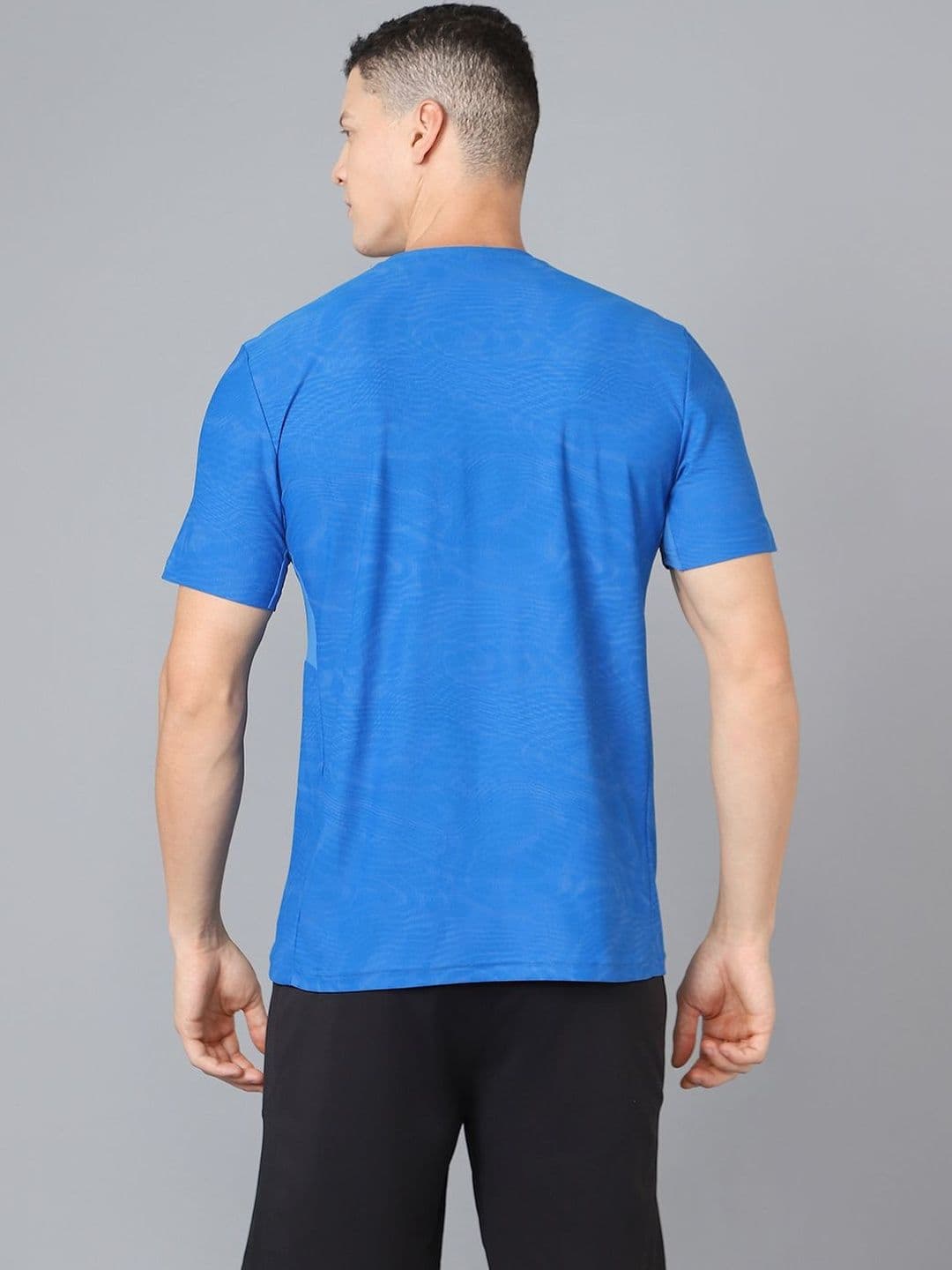 Technosport Men Typography Slim Fit T-shirt thumbnail 5
