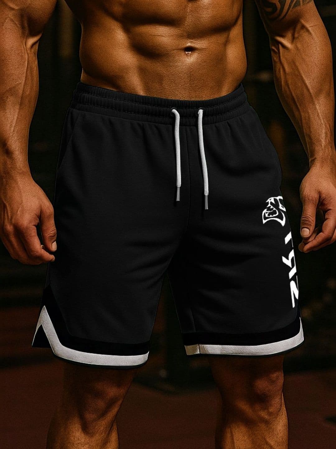 culish Men Colourblocked Training or Gym Sports Shorts with Technology thumbnail 2