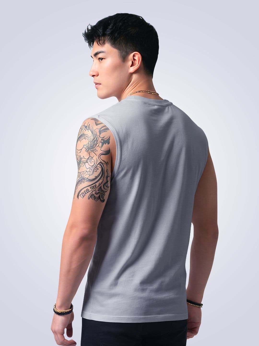 I&D Men Typography Printed Drop-Shoulder Sleeves T-shirt thumbnail 2