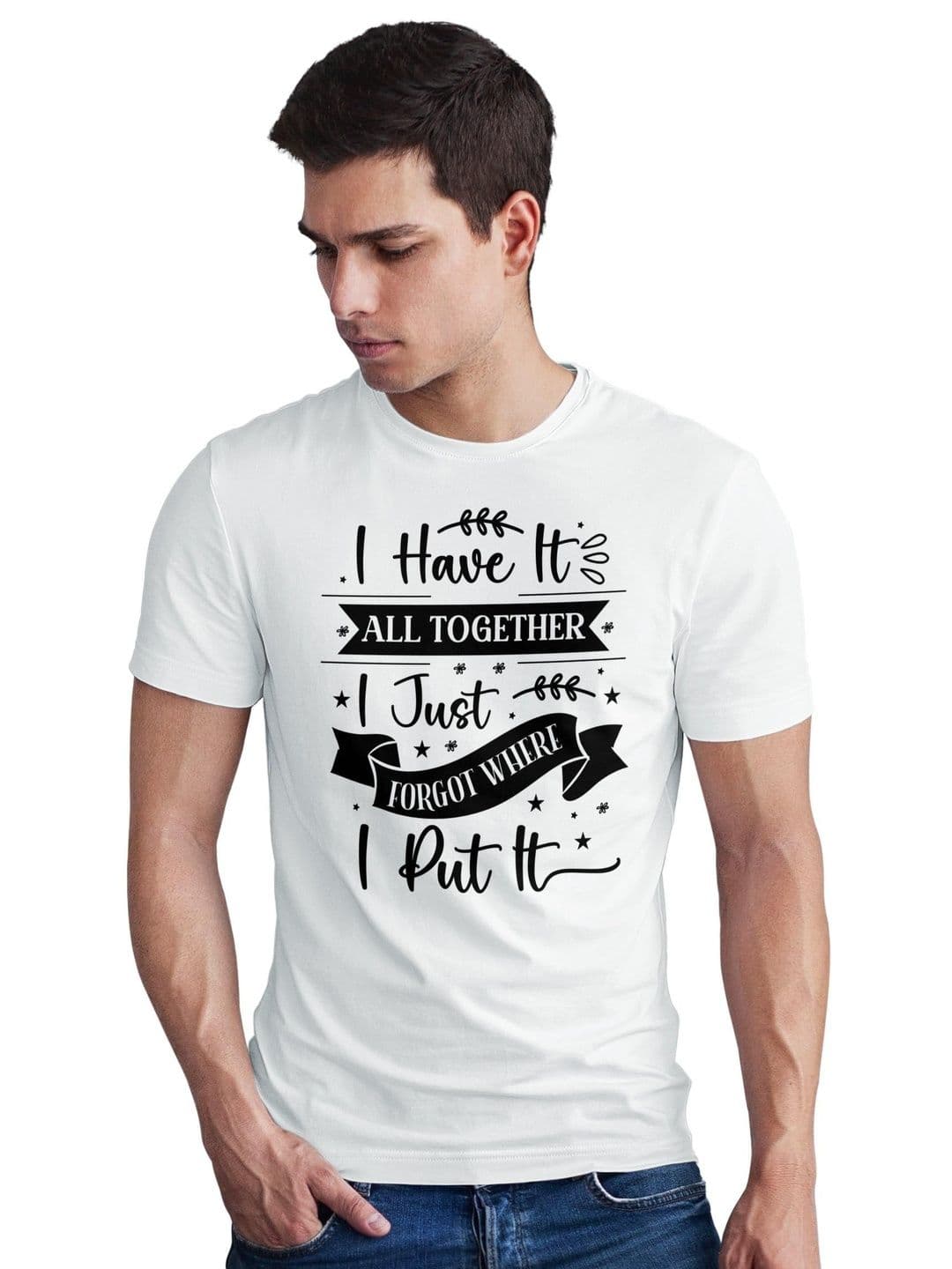 Seekbuylove Men Typography Printed Bio Finish T-shirt thumbnail 2