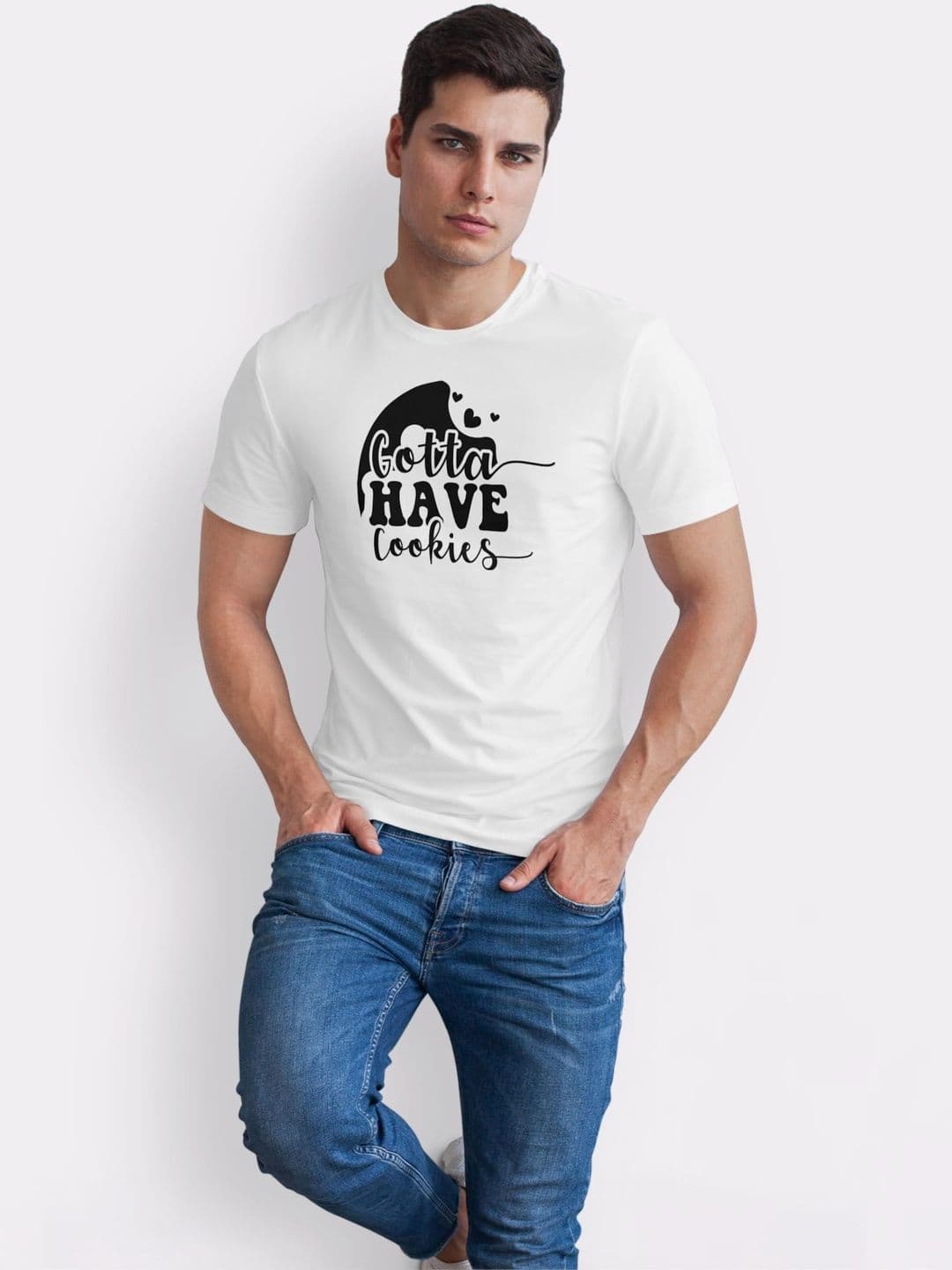 Seekbuylove Men Typography Printed Bio Finish T-shirt thumbnail 2