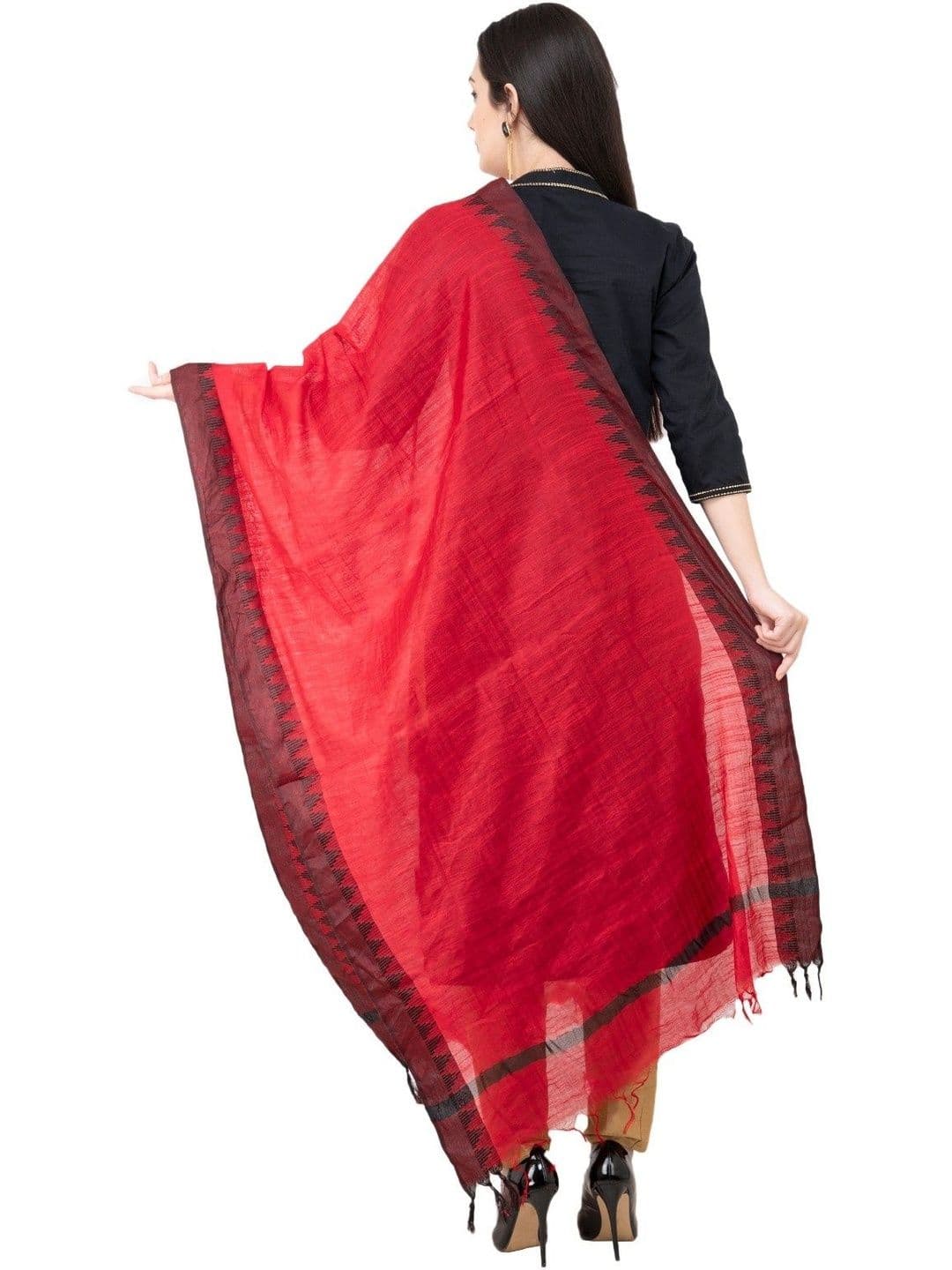 A R SILK Woven Design Dupatta thumbnail 2
