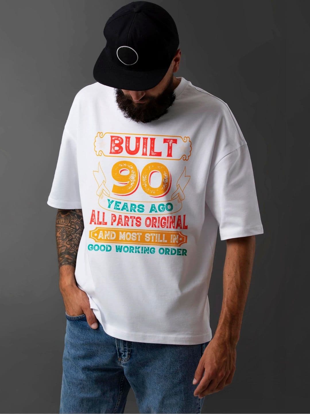 Seekbuylove Men Typography Printed Bio Finish T-shirt thumbnail 6