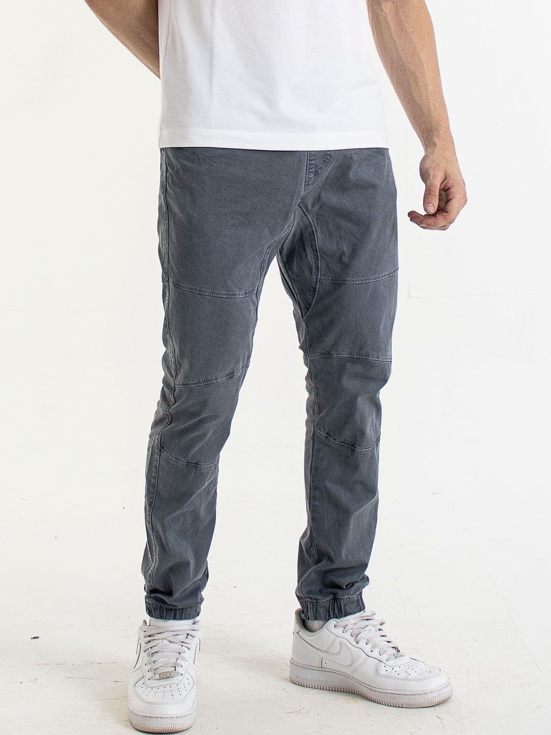 The Roadster Lifestyle Co Men Pure Cotton Jogger Regular Trousers Trousers - view 1