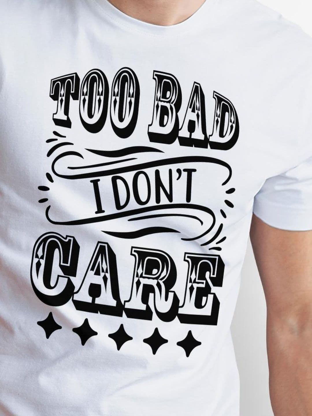Seekbuylove Men Typography Printed Bio Finish T-shirt thumbnail 2
