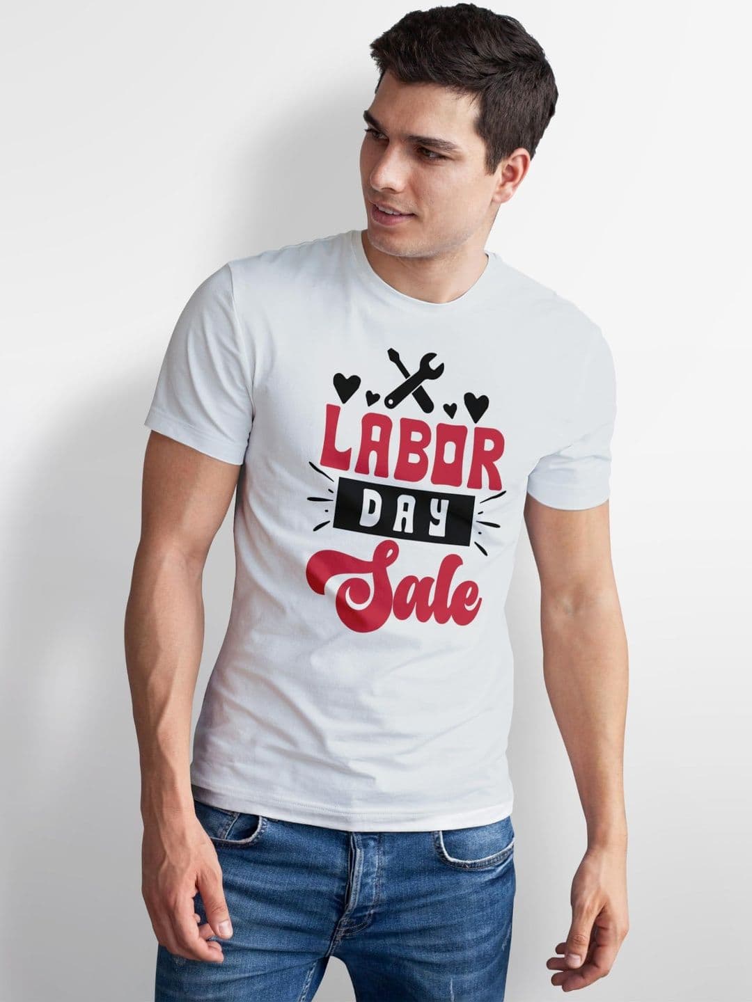 Seekbuylove Men Typography Printed Bio Finish T-shirt thumbnail 3