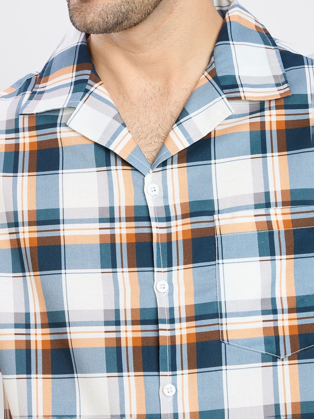 ETC Men Checked Night suit thumbnail 2