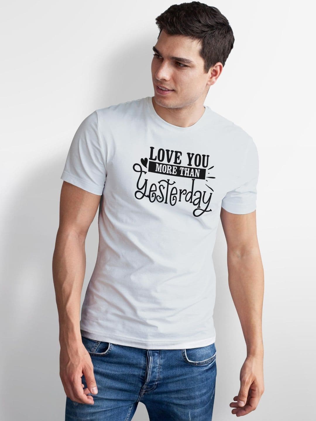 Seekbuylove Men Typography Printed Bio Finish T-shirt thumbnail 3