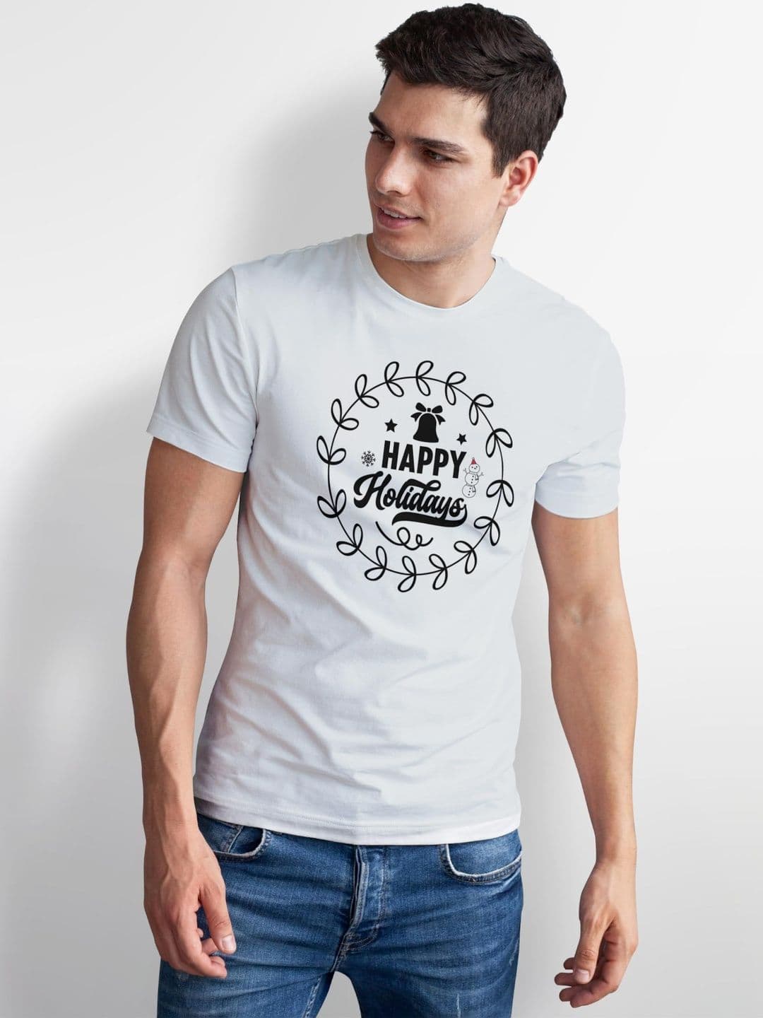 Seekbuylove Men Typography Printed Bio Finish T-shirt thumbnail 3