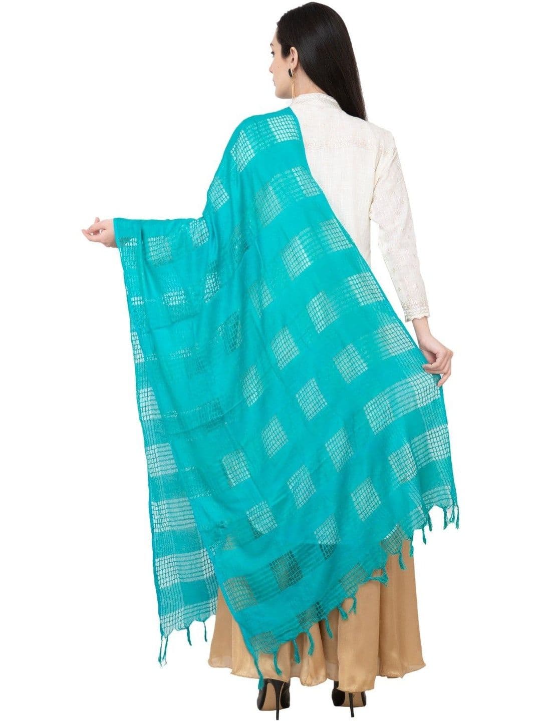 A R SILK Woven Design Dupatta thumbnail 5