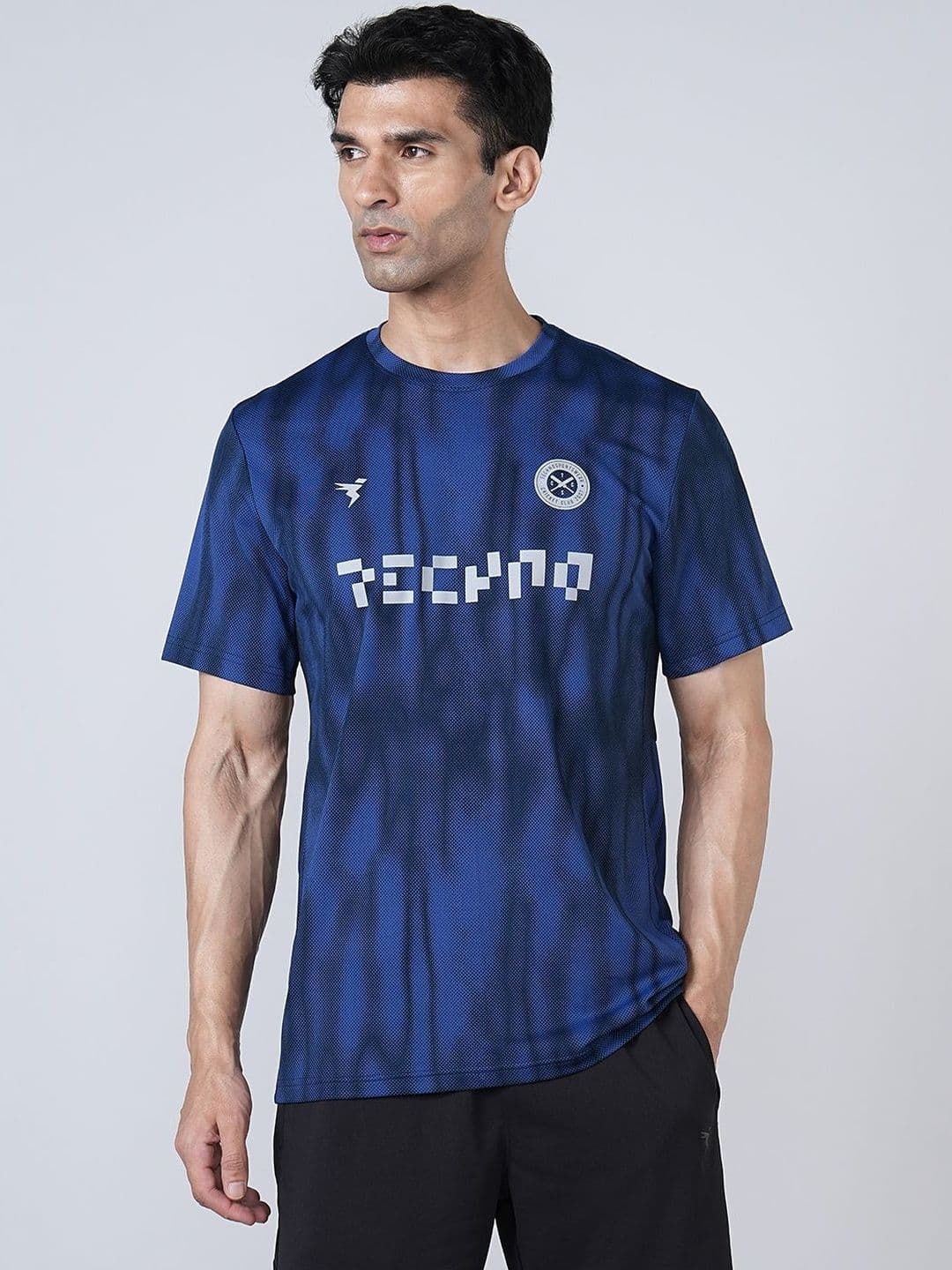 Technosport Men Printed Slim Fit T-shirt thumbnail 7