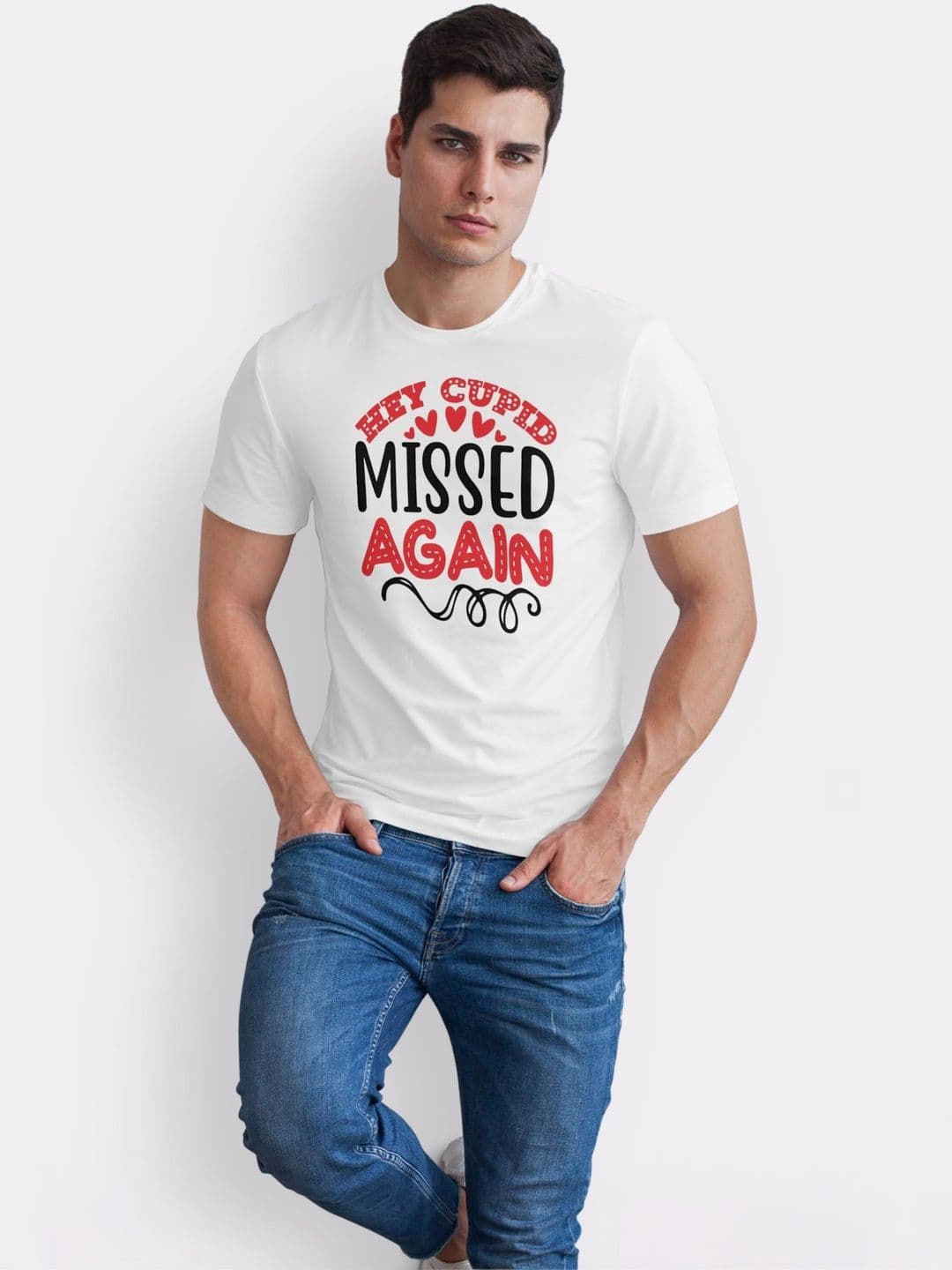 Seekbuylove Men Typography Printed Bio Finish T-shirt thumbnail 5