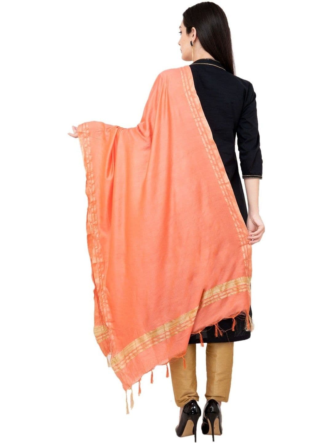 A R SILK Woven Design Dupatta thumbnail 2