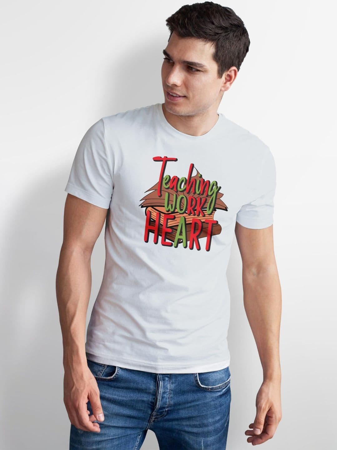 Seekbuylove Men Typography Printed Bio Finish T-shirt thumbnail 5