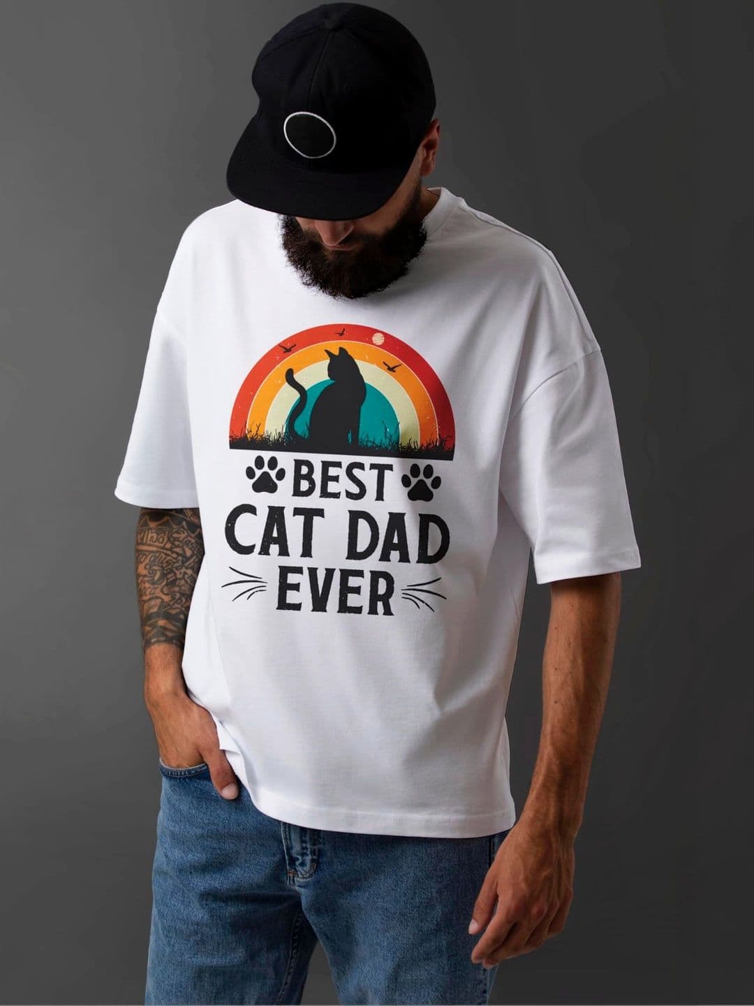 Seekbuylove Men Typography Printed Bio Finish T-shirt thumbnail 4