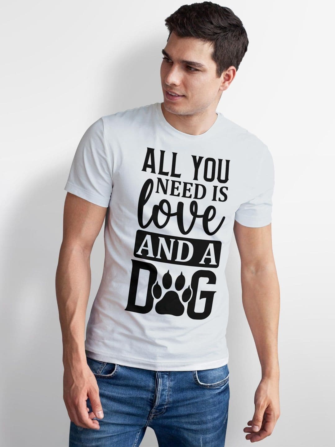 Seekbuylove Men Typography Printed Bio Finish T-shirt thumbnail 3