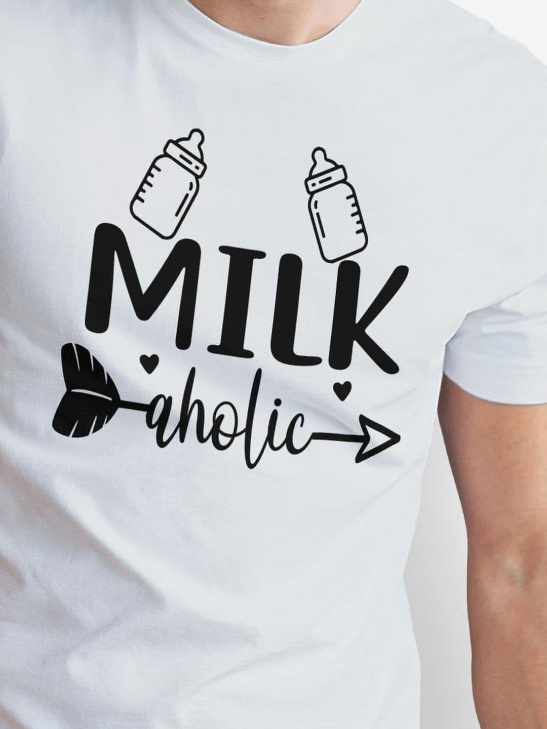 Seekbuylove Typography Printed Round Neck Bio Finish Cotton T-shirt thumbnail 3