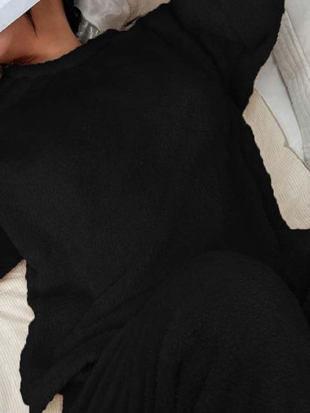 Stylecast X Kotty Women Solid Sweater with Trousers thumbnail 2